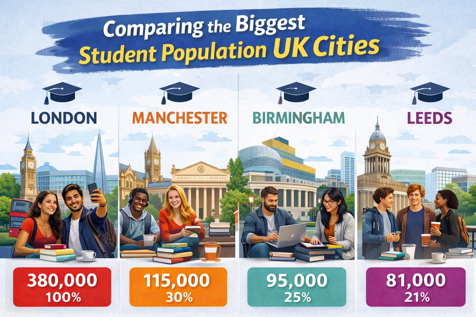 Biggest Student Population UK